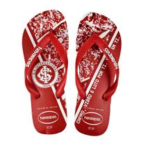 Chinelo Havaianas Internacional Top Times Futebol Oficial