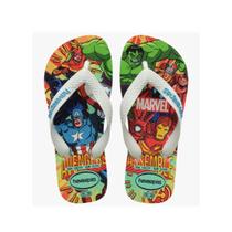 Chinelo Havaianas Kids Dedo Top Marvel Ii Vermelho Rubi
