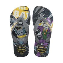 Chinelo Havaianas Kids Hero Dc - Cinza Aço Chinelo Havaianas Kids Hero Dc - Cinza Aço