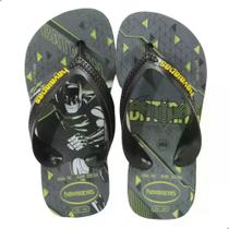 Chinelo Havaianas Kids Max Heróis Preto/Amarelo 29/30