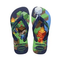 Chinelo havaianas kids minecraft original c/n fiscal Chinelo havaianas kids minecraft original c/n fiscal