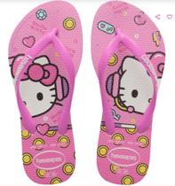 Chinelo Havaianas Kids Slim Hello Kitty