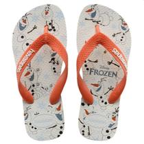 Chinelo Havaianas Kids Top Olaf Frozen Laranja