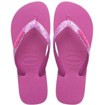 Chinelo Havaianas Legítimas Feminino Top Brilho Glitter Neon Chinelo Havaianas Legítimas Feminino Top Brilho Glitter Neon