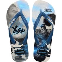 Chinelo Havaianas Licenciado League OF Legends 45/6 BCO/AZU