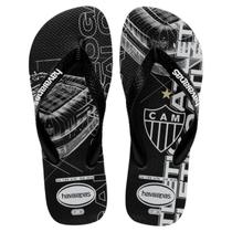 Chinelo Havaianas Licenciado TOP Atletico MG 37 38 Preto