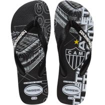 Chinelo Havaianas Licenciado TOP Atletico MG 37/8 Preto