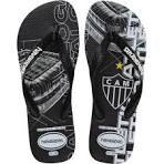 Chinelo Havaianas Licenciado TOP Atlético MG 41, 42 Preto
