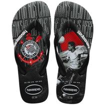 Chinelo Havaianas Licenciado TOP Corinthians 37 38 Preto