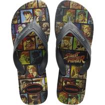 Chinelo havaianas licenciado top max street fighter 39/0 cz havaianas