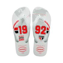 Chinelo Havaianas Licenciado TOP São Paulo 37 38 Branco