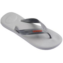 Chinelo Havaianas Masc Top Max Comfort FC Tira Larga 4148608 Cor:Cinza Gelo/Cinza AçoTamanho:37/38 Chinelo Havaianas Masc Top Max Comfort FC Tira Larga 4148608 Cor:Cinza Gelo/Cinza AçoTamanho:37/38