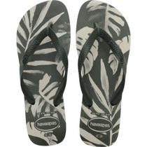 Chinelo havaianas masculino aloha 43/4 verde oliva