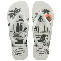 Chinelo Havaianas Masculino Aloha Estampa Praia