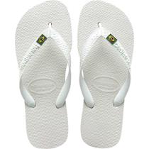 Chinelo Havaianas Masculino Brasil 37/8 Branco