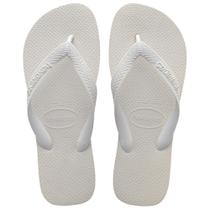 Chinelo Havaianas Masculino Original Top Branco Tamanhos até 45/46 47/48 Sandália Havaiana Masculina