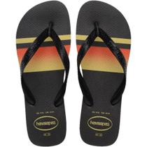 Chinelo Havaianas Masculino TOP Basic Tamanho 37/38 Preto