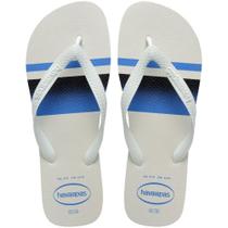 Chinelo Havaianas Masculino TOP Basic Tamanho 39/40 BRANCO/AZUL