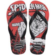 Chinelo Havaianas Masculino Top Marvel Homem Aranha Vermelho