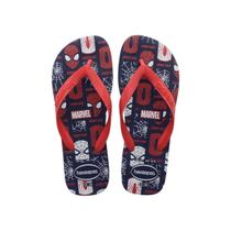 Chinelo Havaianas Masculino Top Marvel Logomania Marinho