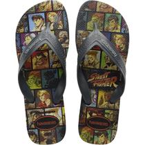 Chinelo Havaianas Masculino TOP MAX Street Fighter 39/0 CZ