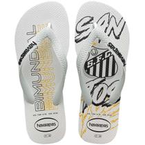 Chinelo Havaianas Masculino Top Times Santos Branco