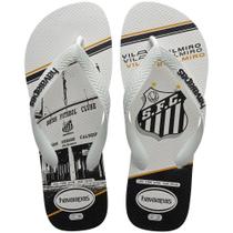 Chinelo Havaianas Masculino Top Times Santos Branco