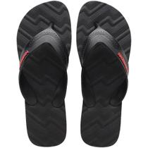 Chinelo Havaianas Masculino TRACK Waves 45/46 Preto
