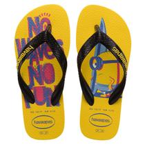 Chinelo Havaianas Minions FC - Amarelo e Preto