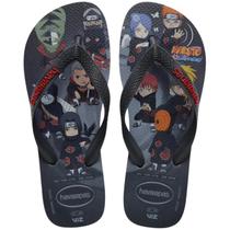 Chinelo Havaianas Naruto Shippuden Akatsuki Sasuke Deidara Jiraya Kyuubi Amaterasu Sharingan Sandália
