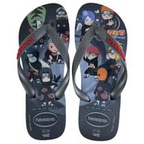 Chinelo Havaianas Naruto Shippuden Original Unissex Cor:NOVO GRAFITETamanho:35/36 Chinelo Havaianas Naruto Shippuden Original Unissex Cor:NOVO GRAFITETamanho:35/36