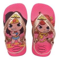 Chinelo Havaianas New Baby Herois Mulher Maravilha Rosa EAN 9025210500