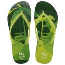 Chinelo Havaianas Olimpíadas Rio 2016 Slim Carioca Verde