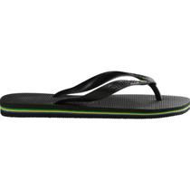 Chinelo Havaianas Original Bandeira Brasil Masculino Preto 37/38