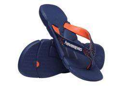 Chinelo Havaianas Ortopédico Power 2.0 Azul Anatômico 0306 Verão - Masculino