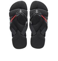 Chinelo Havaianas OrtopédicPower 2.0 Preto Palmilha Massageadora Anatômica 0090 - Masculino