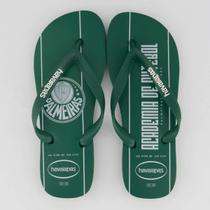 Chinelo Havaianas Palmeiras Escudo Verde Chinelo Havaianas Palmeiras Escudo Verde