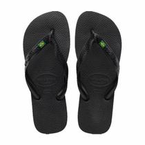 Chinelo Havaianas Preto Ref.: BRASIL FC Chinelo Havaianas Preto Ref.: BRASIL FC