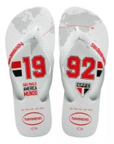 Chinelo Havaianas São Paulo Original Sandália Tricolor Masculina Feminina Infantil Presente