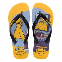 Chinelo Havaianas Simpsons Amarelo Pop Unissex