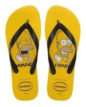 Chinelo Havaianas Simpsons Chinelo Infantil 35/36