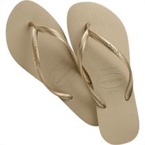 Chinelo Havaianas Slim 39/40 Areia Dourado Claro Chinelo Havaianas Slim 39/40 Areia Dourado Claro