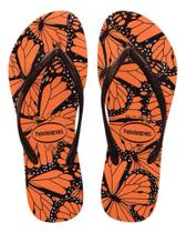 Chinelo Havaianas Slim Animals Laranja Begonia - (sandália)