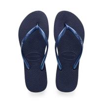 Chinelo Havaianas Slim Básico Feminino Marinho