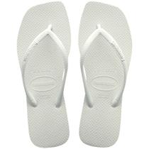 Chinelo Havaianas Slim Branco Bico Quadrado Chinelo Havaianas Slim Branco Bico Quadrado