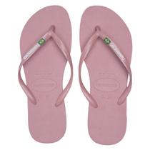 Chinelo Havaianas Slim Brasil Feminino Rosa