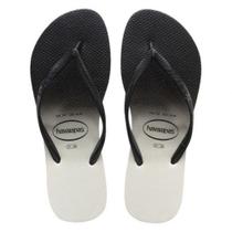 Chinelo Havaianas Slim Dip Dye Preto