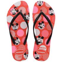 Chinelo Havaianas Slim Disney Infantil Minnie