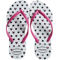 Chinelo Havaianas Slim Disney Minnie Feminino Menina Pronta Entrega Original