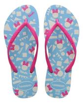 Chinelo Havaianas Slim Disney Minnie Kids Original Chinelo Havaianas Slim Disney Minnie Kids Original